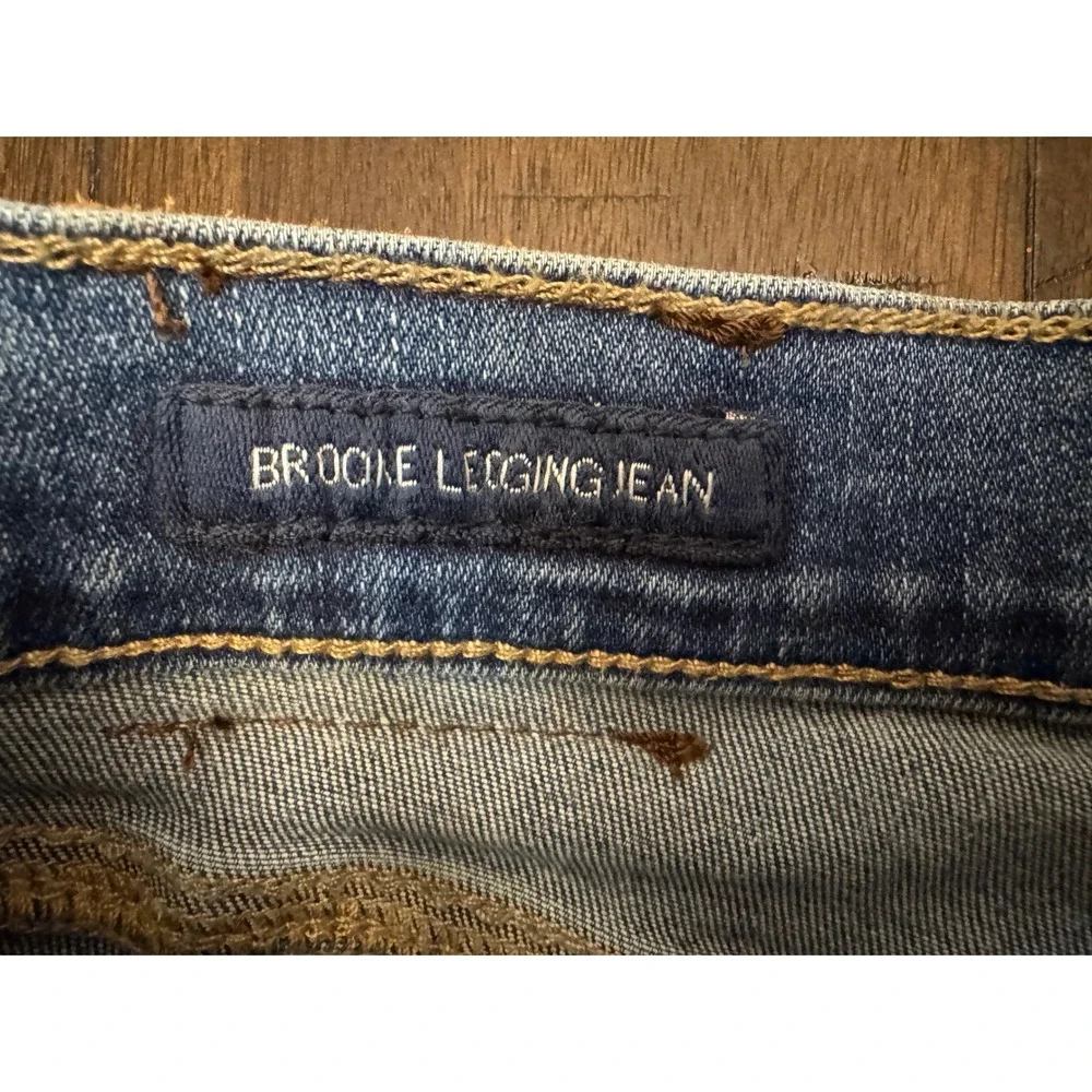 Lucky Brand Brooke Legging Medium‎ Wash Distressed Skinny Jeans Womens 6/28